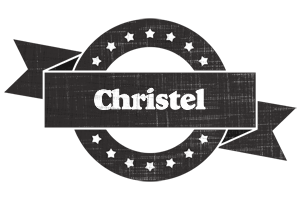 Christel grunge logo