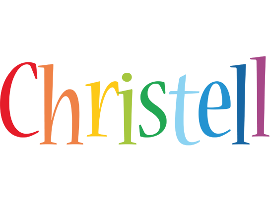 Christell birthday logo