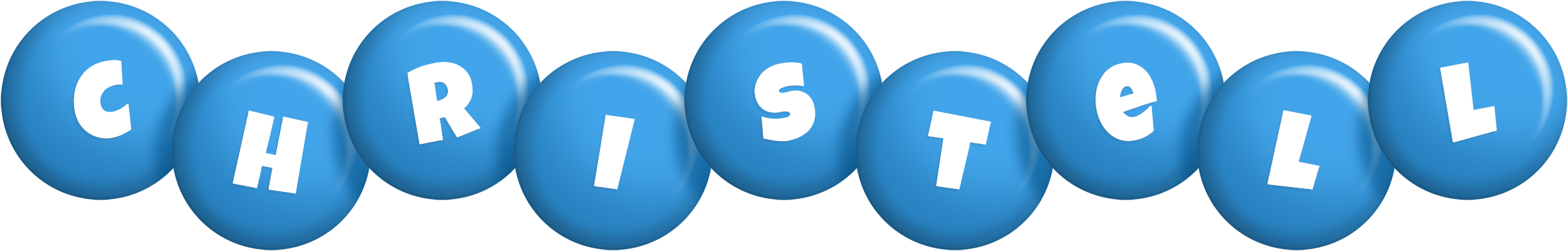 Christell candy-blue logo