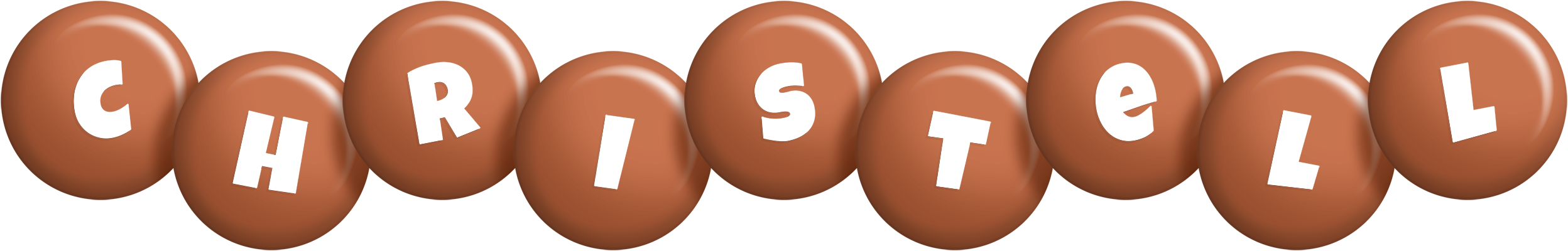 Christell candy-brown logo