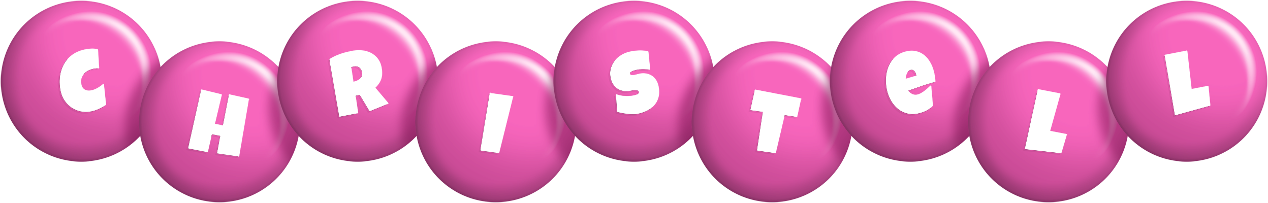 Christell candy-pink logo