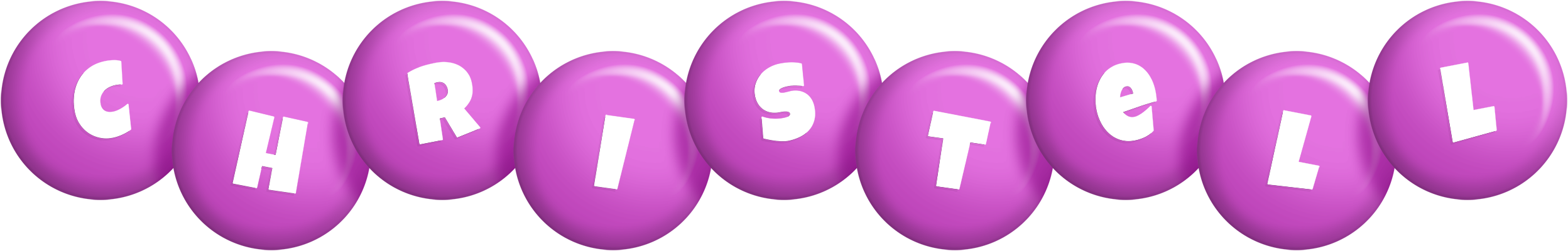 Christell candy-purple logo