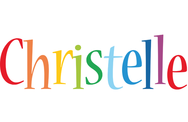 Christelle birthday logo