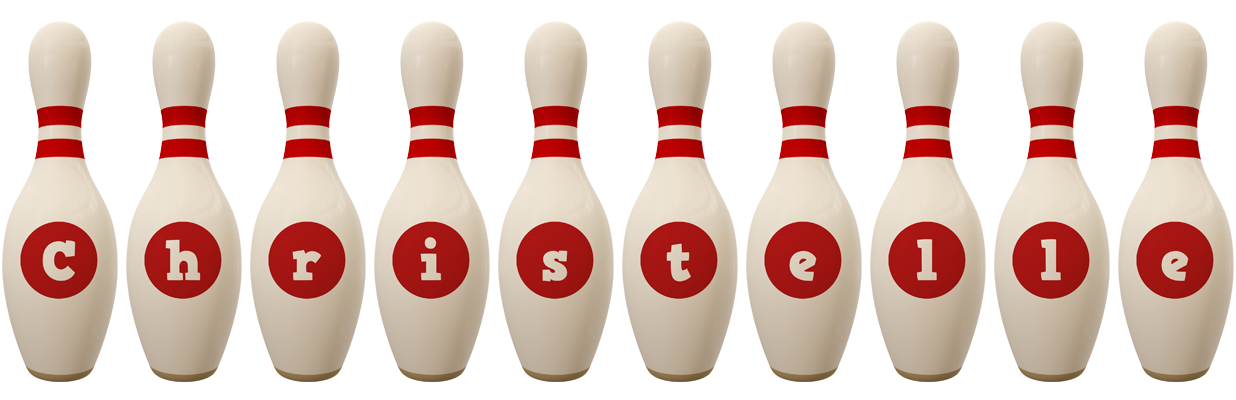 Christelle bowling-pin logo