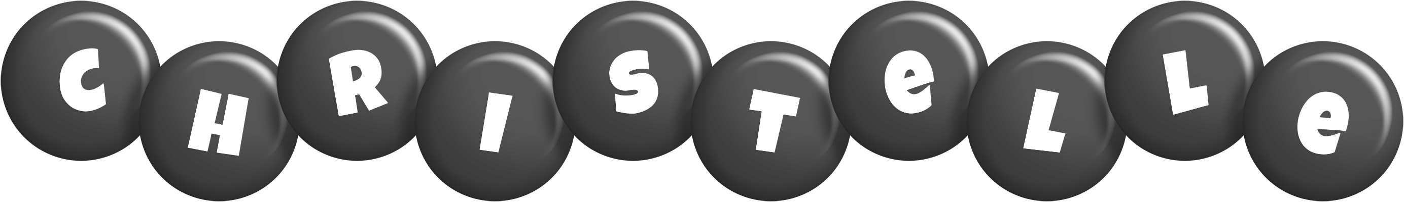 Christelle candy-black logo