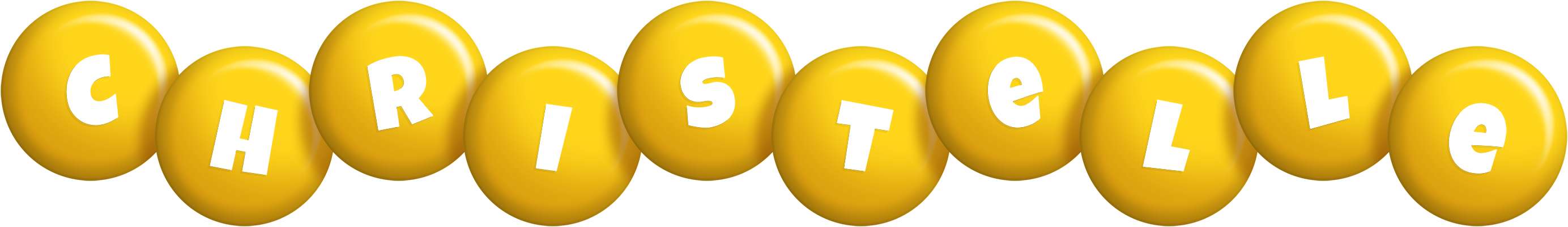Christelle candy-yellow logo