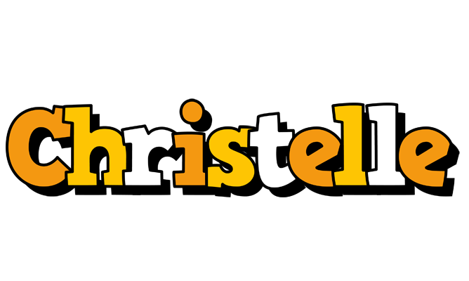 Christelle cartoon logo