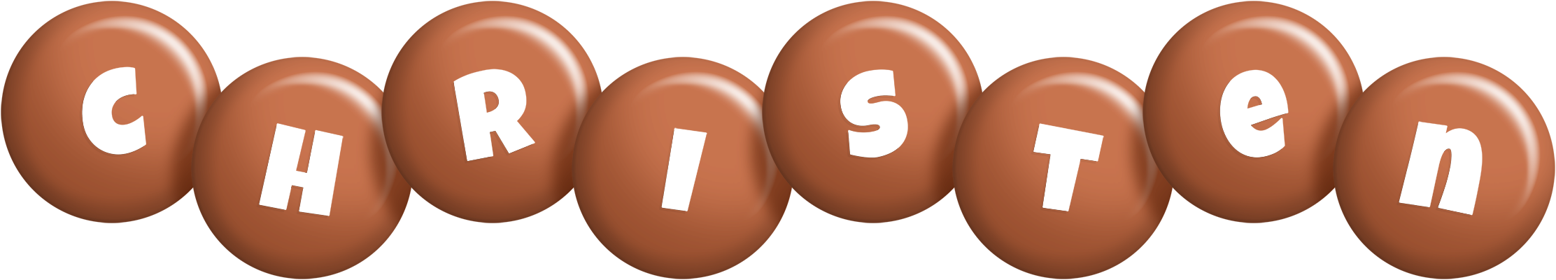 Christen candy-brown logo