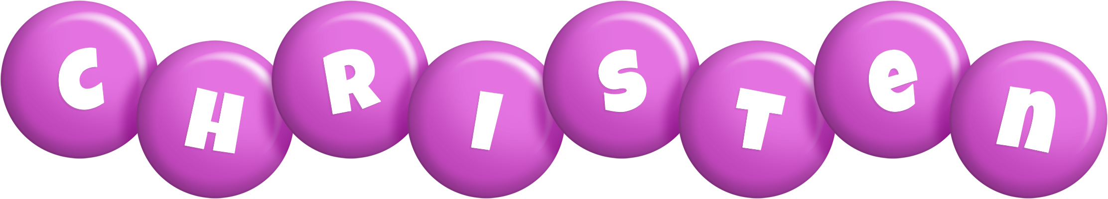 Christen candy-purple logo