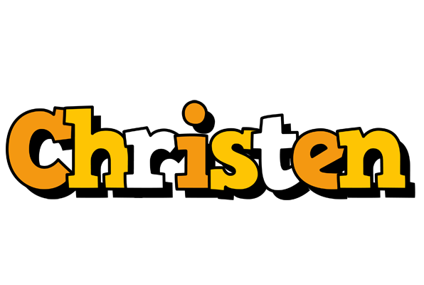 Christen cartoon logo