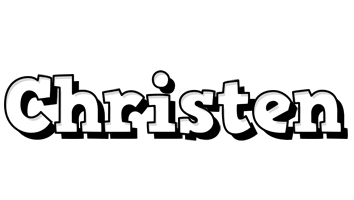 Christen snowing logo