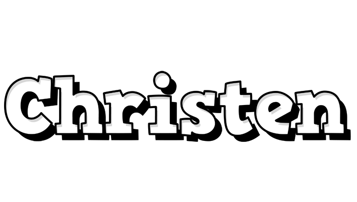 Christen snowing logo