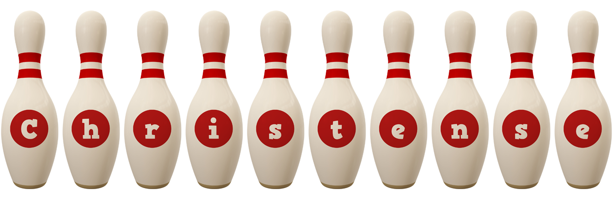 Christense bowling-pin logo