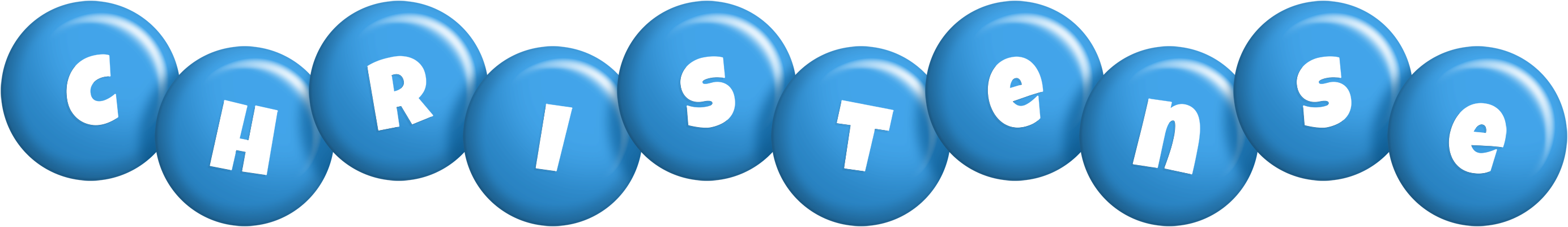 Christense candy-blue logo