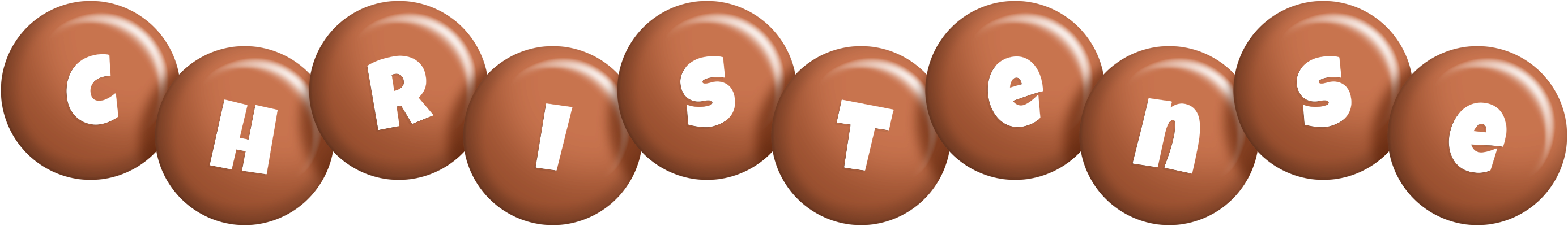 Christense candy-brown logo