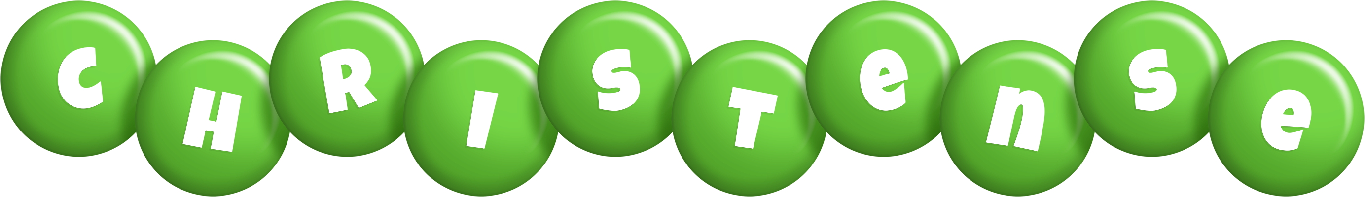 Christense candy-green logo