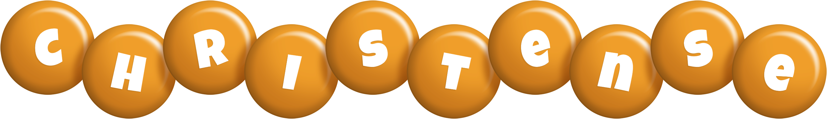 Christense candy-orange logo