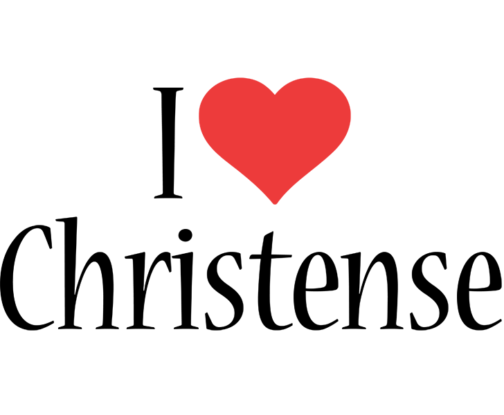 Christense i-love logo