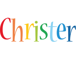 Christer birthday logo