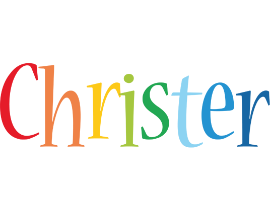 Christer birthday logo