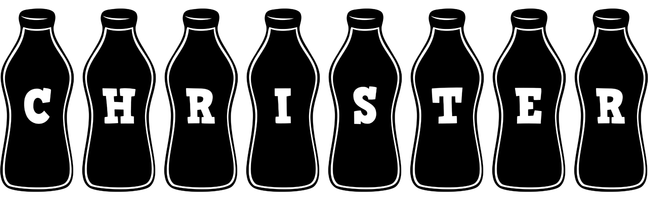 Christer bottle logo