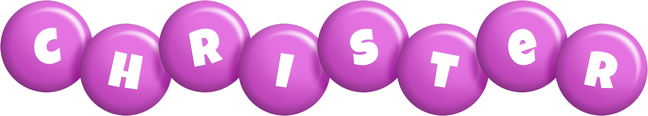 Christer candy-purple logo