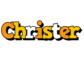 Christer cartoon logo