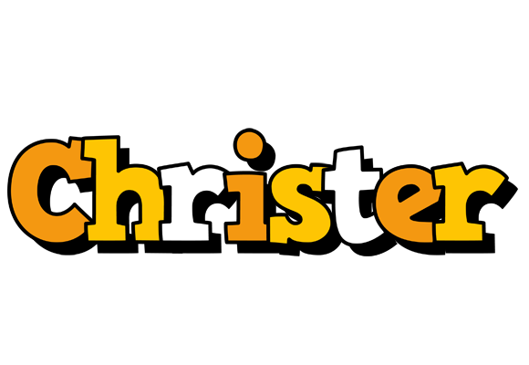 Christer cartoon logo