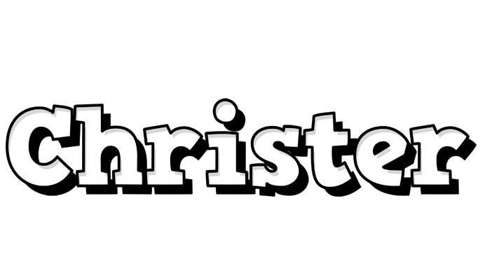 Christer snowing logo
