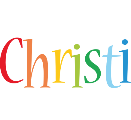Christi birthday logo
