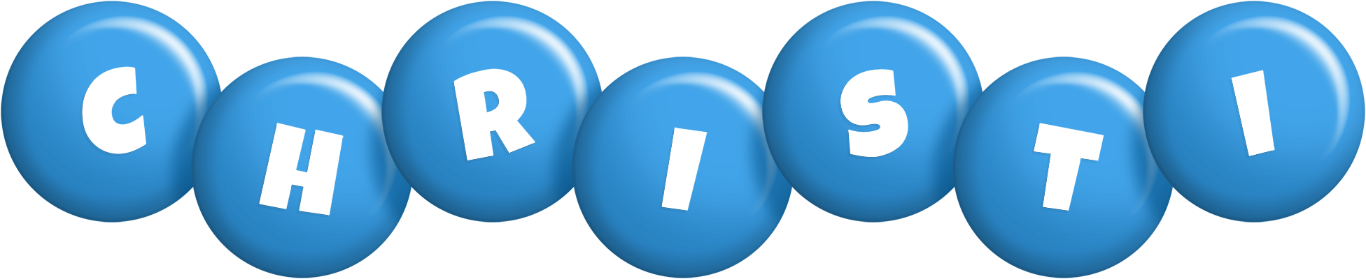 Christi candy-blue logo