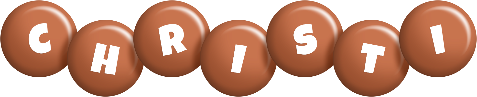 Christi candy-brown logo