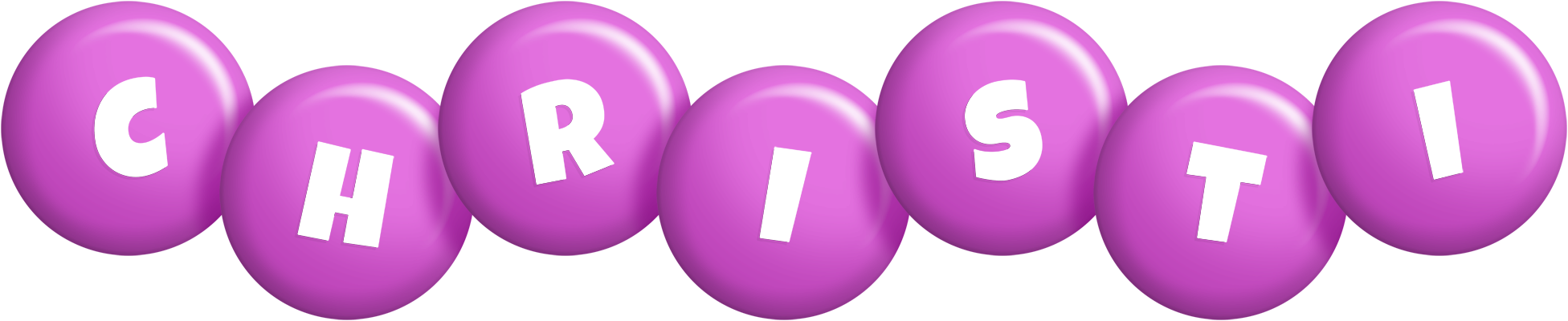 Christi candy-purple logo