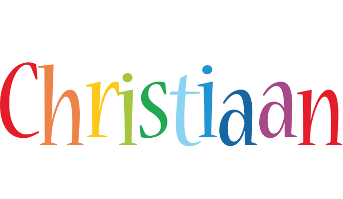 Christiaan birthday logo