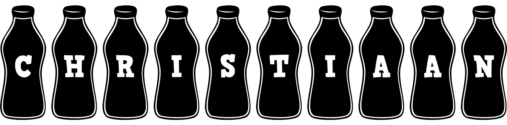 Christiaan bottle logo