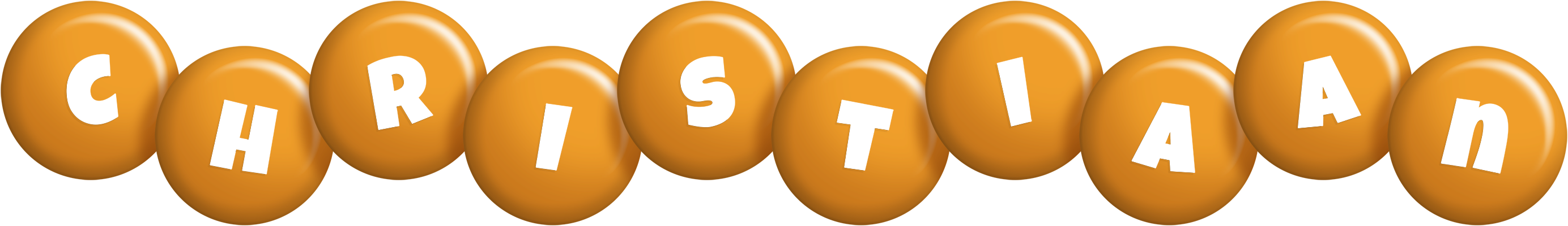 Christiaan candy-orange logo