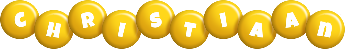 Christiaan candy-yellow logo