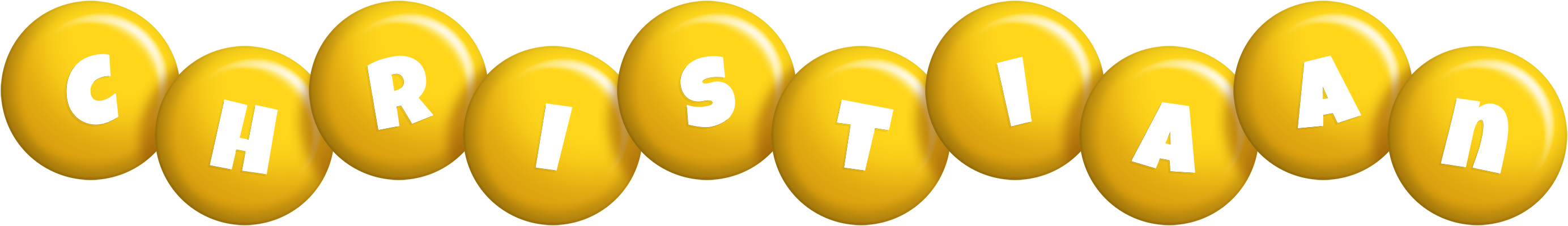 Christiaan candy-yellow logo