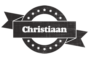 Christiaan grunge logo