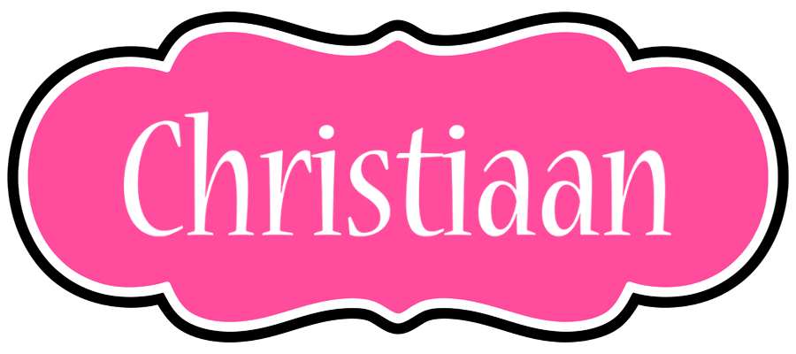 Christiaan invitation logo