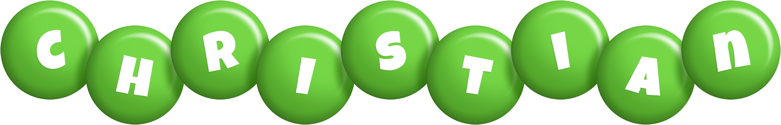 Christian candy-green logo