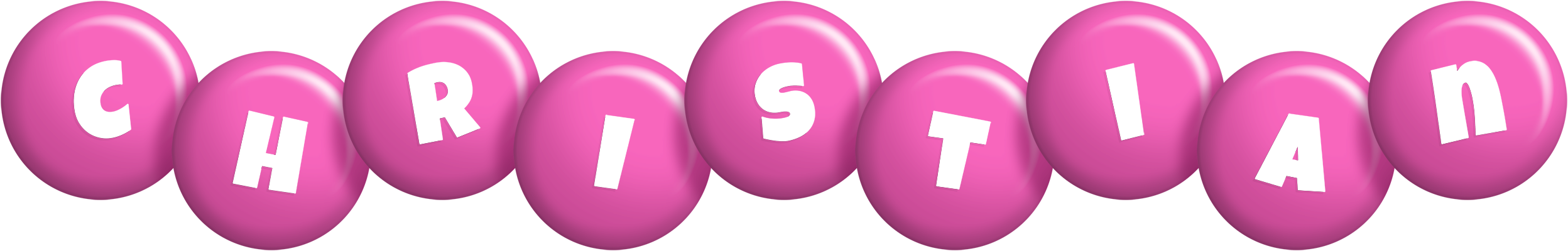 Christian candy-pink logo