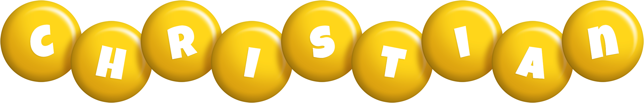 Christian candy-yellow logo