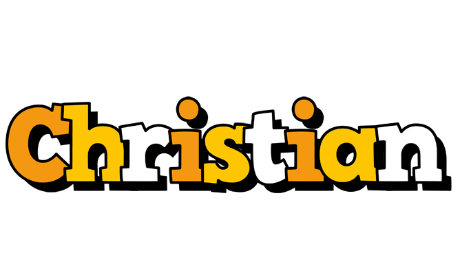 Christian cartoon logo
