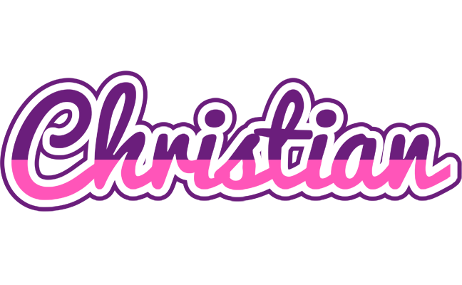 Christian cheerful logo
