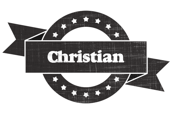 Christian grunge logo
