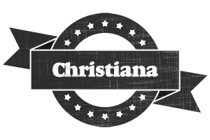 Christiana grunge logo