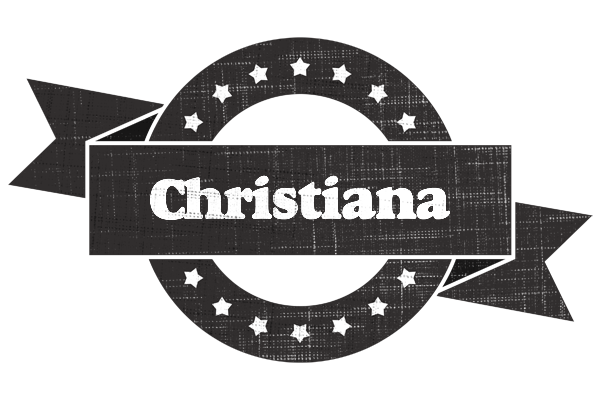 Christiana grunge logo