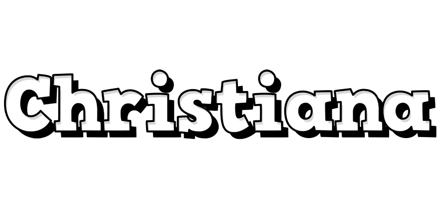 Christiana snowing logo