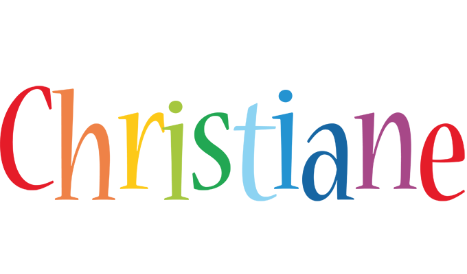 Christiane birthday logo